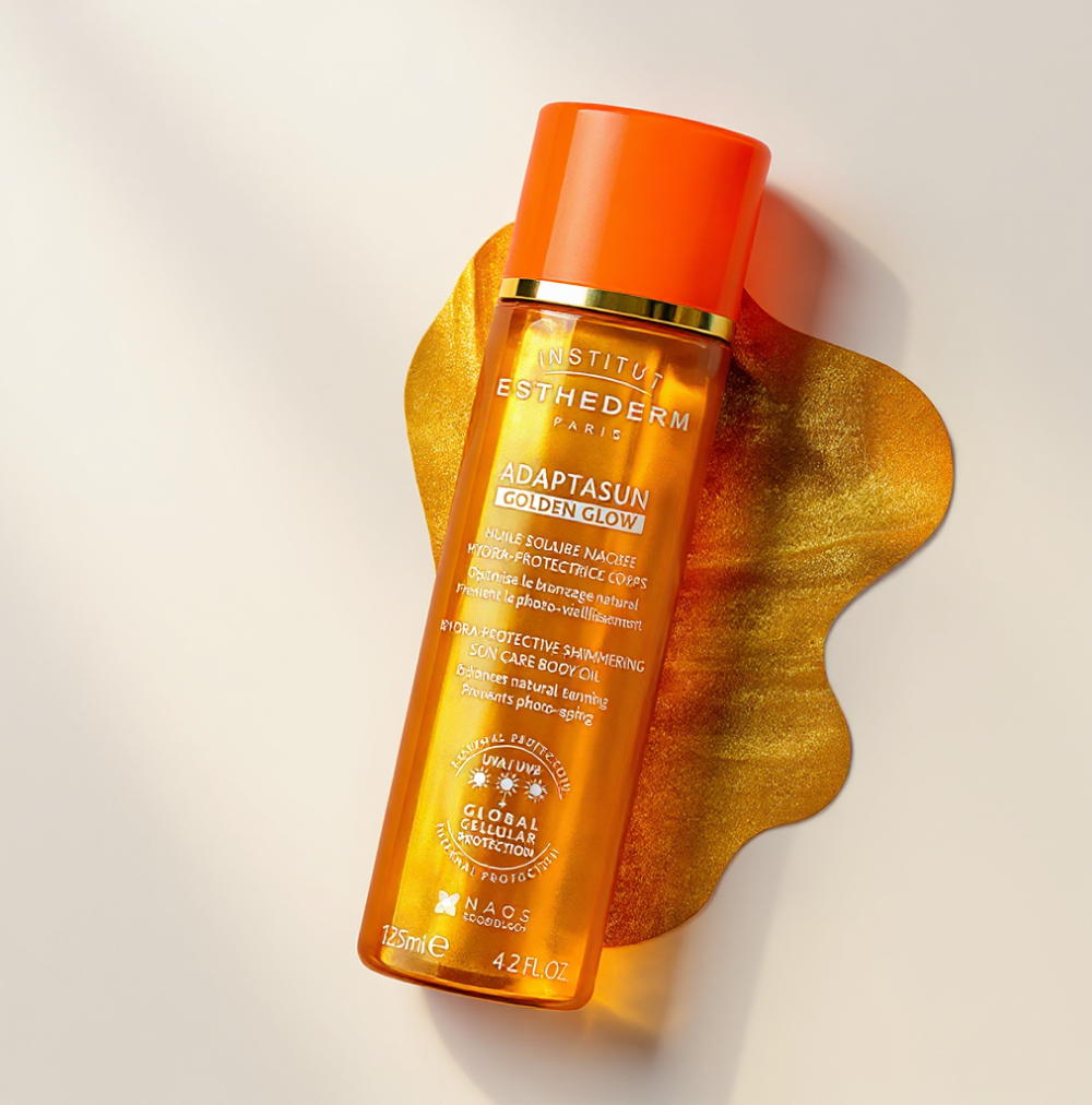 Esthederm Adaptasun Golden Glow Óleo Proteção Elevada 125ml